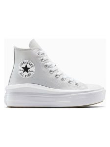 Converse Sneakersy "Chuck Taylor All Star Move Platform" w kolorze srebrnym rozmiar: 38. Szare trampki Converse, bez wzorów, za kostkę, bez zapięcia. Za 239,95 zł.