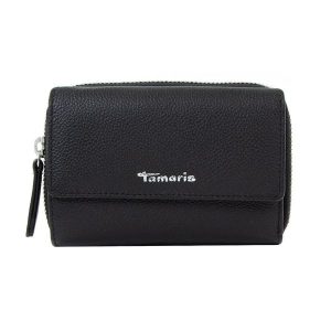 Tamaris Pportmonetka TAS Amanda Portfele 1 ct Czarny Damski. Czarne portfele Tamaris, bez wzorów, ze skóry. Za 244,99 zł.