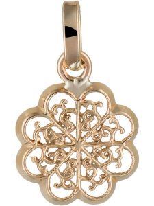 OR ÉCLAT Złota zawieszka "Médaillon Flora" rozmiar: onesize. Żółte zawieszki OR ÉCLAT, złote. Za 188,95 zł.