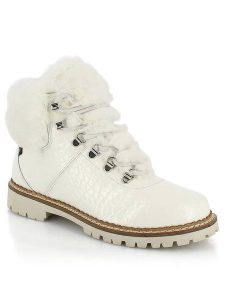 Kimberfeel Botki "Vicky" w kolorze białym rozmiar: 40. Białe botki Kimberfeel, bez wzorów, z materiału, bez obcasa, bez zapięcia. Za 491,99 zł.