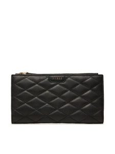 Guess Portfel RW1694 P4401 Czarny. Czarne portfele Guess, z aplikacjami, ze skóry. Za 239,99 zł.