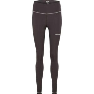 Damskie legginsy Hummel Pulse Retro. Brązowe legginsy Hummel, bez wzorów, z materiału. Za 226,00 zł.