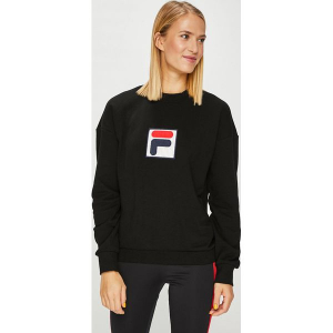 Fila - Bluza. Czarne bluzy marki Fila, z nadrukiem, z bawełny. W wyprzedaży za 219,90 zł.