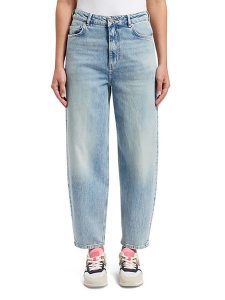 Scotch & Soda Dżinsy - Mom fit - w kolorze błękitnym rozmiar: W27/L32. Niebieskie jeansy Scotch & Soda, bez wzorów, z podwyższonym stanem. Za 118,56 zł.