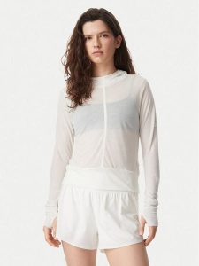 Adidas Bluza Soft Lux Sheer Hooded KS8005 Kremowy Slim Fit. Białe bluzy ADIDAS, xs, bez wzorów, z syntetyku, bez kaptura. Za 179,99 zł.