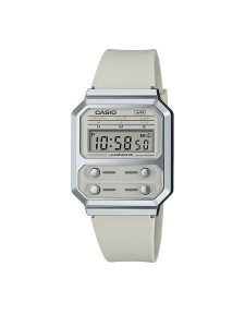 Casio Zegarek A100WEF-8AEF Szary. Szare, cyfrowe zegarki Casio. Za 249,99 zł.