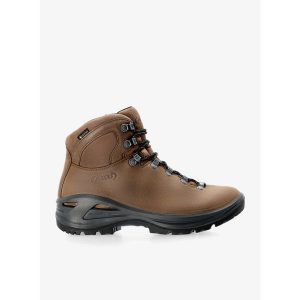 Buty trekkingowe damskie AKU Tribute II GTX. Brązowe buty trekkingowe Aku, bez zapięcia. Za 788,99 zł.