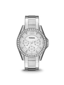 Fossil Zegarek Riley ES3202 Srebrny. Szare zegarki Fossil. Za 589,99 zł.