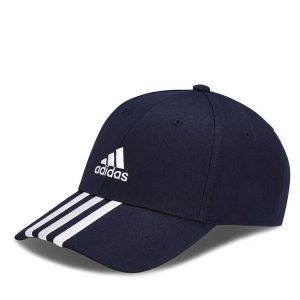 Czapka z daszkiem adidas. Niebieskie czapki ADIDAS, bez wzorów. Za 99,99 zł.