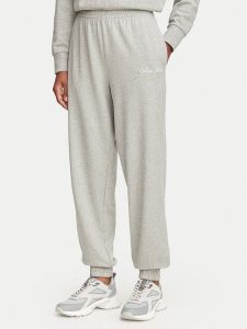 Calvin Klein Underwear Spodnie dresowe LV00QS7687 Szary Regular Fit. Szare spodnie dresowe Calvin Klein Underwear, l, bez wzorów, z bawełny. Za 289,99 zł.
