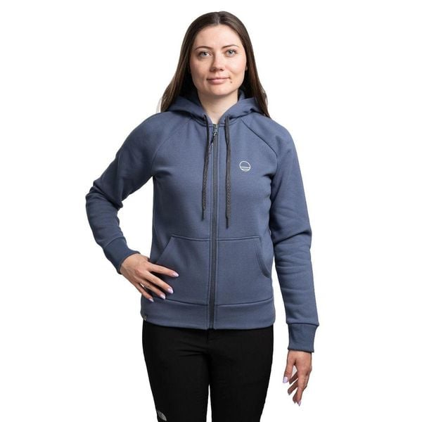 Bluza trekkingowa damska Flow 3 W Hoody Women. Niebieskie bluzy WILD COUNTRY, s, bez wzorów, bez kaptura. Za 279,99 zł.