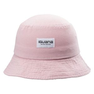 Damski Kapelusz Viamo Bucket Hat. Czerwone kapelusze IGUANA, bez wzorów, sportowe. Za 113,99 zł.