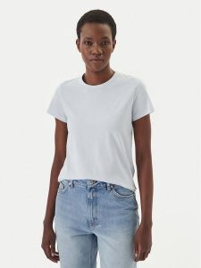 BOSS T-Shirt Eventsa10 50557843 Błękitny Slim Fit. Niebieskie t-shirty Boss, xl, bez wzorów, z bawełny, bez kołnierzyka, bez ramiączek. Za 218,99 zł.