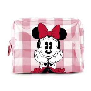 Podróżna torba toaletowa Cerda Disney Minnie. Czerwone torby podróżne i sportowe CERDA, bez wzorów, z materiału. Za 65,95 zł.