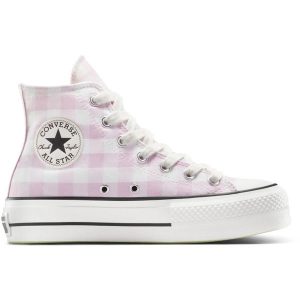 Buty sportowe Converse Chuck Taylor As Lift. Fioletowe trampki Converse, bez wzorów, bez zapięcia. Za 386,99 zł.