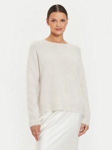 Kontatto Sweter 3M0229 Écru Relaxed Fit. Swetry klasyczne Kontatto, m, z syntetyku, bez kołnierzyka. Za 299,99 zł.