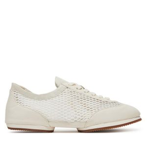 Półbuty Polo Ralph Lauren. Białe półbuty Polo Ralph Lauren, bez wzorów, bez obcasa, na płaskiej podeszwie, bez zapięcia. Za 469,99 zł.