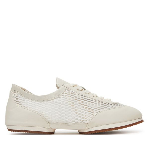 Półbuty Polo Ralph Lauren. Białe półbuty Polo Ralph Lauren, bez wzorów, bez obcasa, na płaskiej podeszwie, bez zapięcia. Za 469,99 zł.