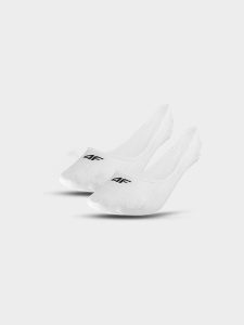4F Skarpetki casual no-show (2-pack) damskie - białe 35-38. Białe skarpetki 4f, bez wzorów, z bawełny. Za 39,99 zł.