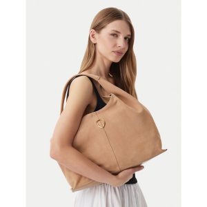 Torebka Blauer. Brązowe torebki klasyczne Blauer, bez wzorów, bez dodatków. Za 659,99 zł.