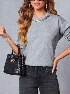 Milan Kiss Bluza w kolorze szarym rozmiar: M. Szare bluzy Milan Kiss, m, bez wzorów, bez kaptura. Za 152,99 zł.