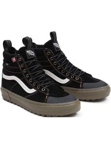 Vans Skórzane sneakersy "SK8-Hi" w kolorze czarnym rozmiar: 40. Czarne trampki Vans, bez wzorów, za kostkę, bez zapięcia. Za 344,95 zł.