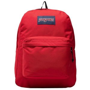 Plecak sportowo-turystyczny dla dorosłych Superbreak Backpack pojemność 26 L. Czerwone plecaki Jansport. Za 129,99 zł.