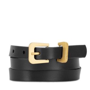 Pasek Damski GINO ROSSI. Czarne paski Gino Rossi, bez wzorów. Za 99,99 zł.