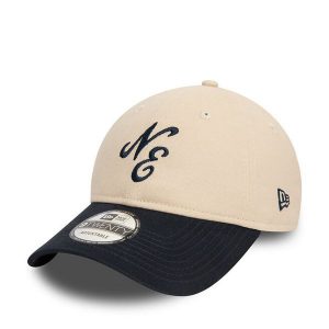 Czapka z daszkiem New Era. Brązowe czapki New Era, bez wzorów. Za 129,99 zł.