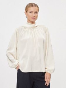 Dixie Bluzka C239Z013A Écru Loose Fit. Bluzki Dixie, l, bez wzorów, z wiskozy, bez kołnierzyka, bez ramiączek. Za 299,99 zł.