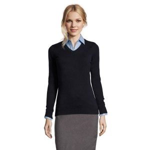 Damski Sweter Glory. Niebieskie swetry klasyczne SOL'S, s, bez kołnierzyka. Za 156,99 zł.