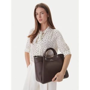 Torebka Armani Exchange. Brązowe torebki klasyczne Armani Exchange, bez wzorów, bez dodatków. Za 501,99 zł.