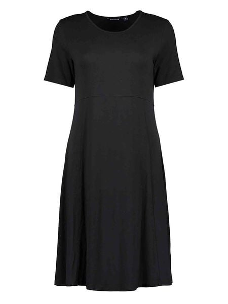 Blue Seven Sukienka w kolorze czarnym rozmiar: 46. Czarne sukienki Blue Seven, bez wzorów, bez kołnierzyka, bez ramiączek, mini. Za 37,30 zł.