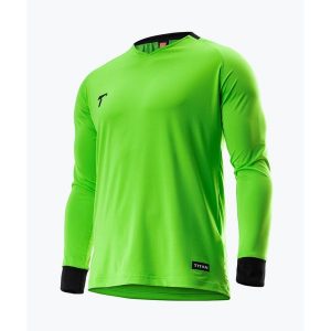 Bluza bramkarska do piłki nożnej T1tan. Czarne bluzy T1TAN, l, bez wzorów, bez kaptura. Za 199,99 zł.