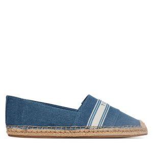Espadryle Tommy Hilfiger. Niebieskie espadryle TOMMY HILFIGER, bez wzorów, bez obcasa. Za 289,99 zł.