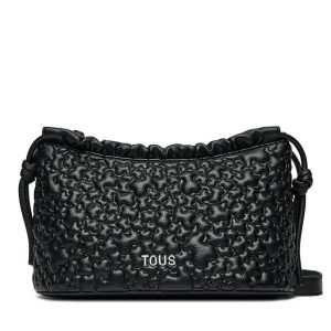 Torebka TOUS. Czarne listonoszki Tous, bez wzorów, bez dodatków. Za 539,99 zł.
