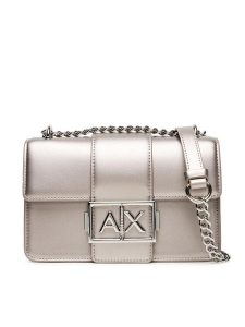 Armani Exchange Torebka XW000071 AF12039 U8097 Srebrny. Szare torebki klasyczne Armani Exchange, bez wzorów, ze skóry, bez dodatków. Za 659,99 zł.