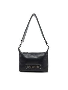 LOVE MOSCHINO Torebka JC4140PP1MLO000A Czarny. Czarne torebki klasyczne LOVE MOSCHINO, bez wzorów, ze skóry, bez dodatków. Za 419,99 zł.