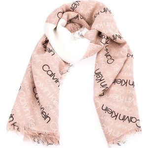 Chusta CALVIN KLEIN - Logo Scarf M K40K400238 628. Czerwone apaszki i chusty marki Calvin Klein, z bawełny. Za 229,00 zł.