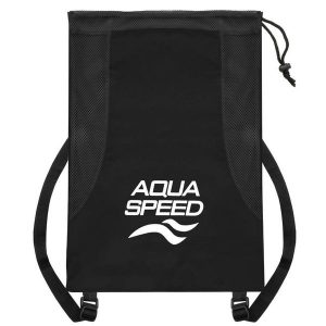 Worek na sprzęt plecak Aqua Speed Mesh Backpack. Czarne plecaki Aqua-Speed. Za 39,99 zł.