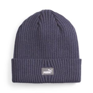 Czapka Puma Classic Cuff Beanie. Niebieskie czapki Puma, bez wzorów, sportowe. Za 92,85 zł.