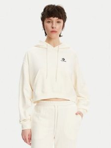 Converse Bluza Chuck Taylor 10027616-A02 Écru Boxy Fit. Bluzy Converse, s, bez wzorów, z bawełny, bez kaptura. Za 179,99 zł.