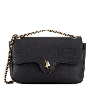 Torebka U.S. Polo Assn. Czarne torebki klasyczne U.S. Polo Assn., bez wzorów, bez dodatków. Za 160,99 zł.