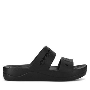 Klapki Crocs. Czarne klapki Crocs, bez wzorów, bez obcasa. Za 159,99 zł.