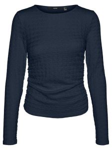 Vero Moda Bluzka w kolorze czarnym rozmiar: XL. Czarne bluzki Vero Moda, xl, bez wzorów, bez kołnierzyka, bez ramiączek. Za 61,60 zł.
