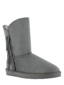 ISLAND BOOT Botki zimowe "Capri" w kolorze szarym rozmiar: 39. Szare botki Island Boot, na zimę, bez wzorów, z materiału, bez obcasa, bez zapięcia. Za 219,08 zł.