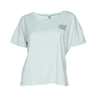Damska koszulka w stylu crop top Snap Climbing. Zielone bluzki SNAP CLIMBING, l, bez wzorów, sportowe, bez kołnierzyka, bez ramiączek. W wyprzedaży za 155,00 zł.
