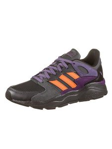 Adidas Skórzane sneakersy "Crazychaos" w kolorze szaro-fioletowo-pomarańczowym rozmiar: 40. Szare trampki ADIDAS, bez wzorów, z materiału, bez zapięcia. Za 178,98 zł.