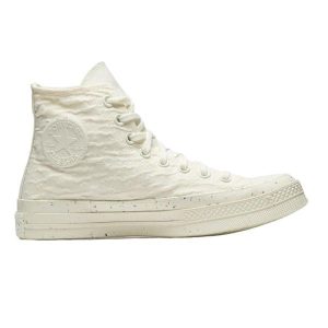 Buty do chodzenia damskie Converse Chuck 70 Hybrid Texture. Białe buty sportowe Converse, bez wzorów, bez zapięcia, trekkingowe. Za 260,00 zł.