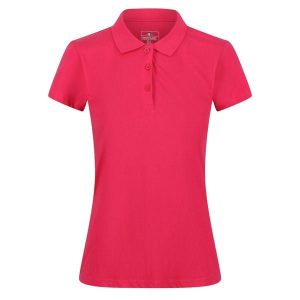 Damska Koszulka Polo Sinton. Czerwone bluzki Regatta, bez wzorów, bez kołnierzyka, bez ramiączek. Za 60,99 zł.